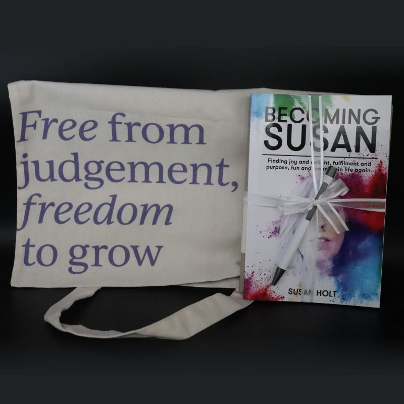 Becoming Susan + Journal + TOTE
